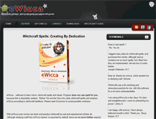 Tablet Screenshot of ewicca.net